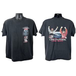 Vintage Earnhardt Daytona 500 Champions Tee L Like Father Like Son NASCAR Shirt